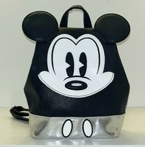 Disney Parks Mickey Mouse Small Backpack. Black, Silver - $32.99