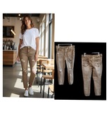 DISTRESSED BROWN SKINNY JEANS - €11,17 EUR