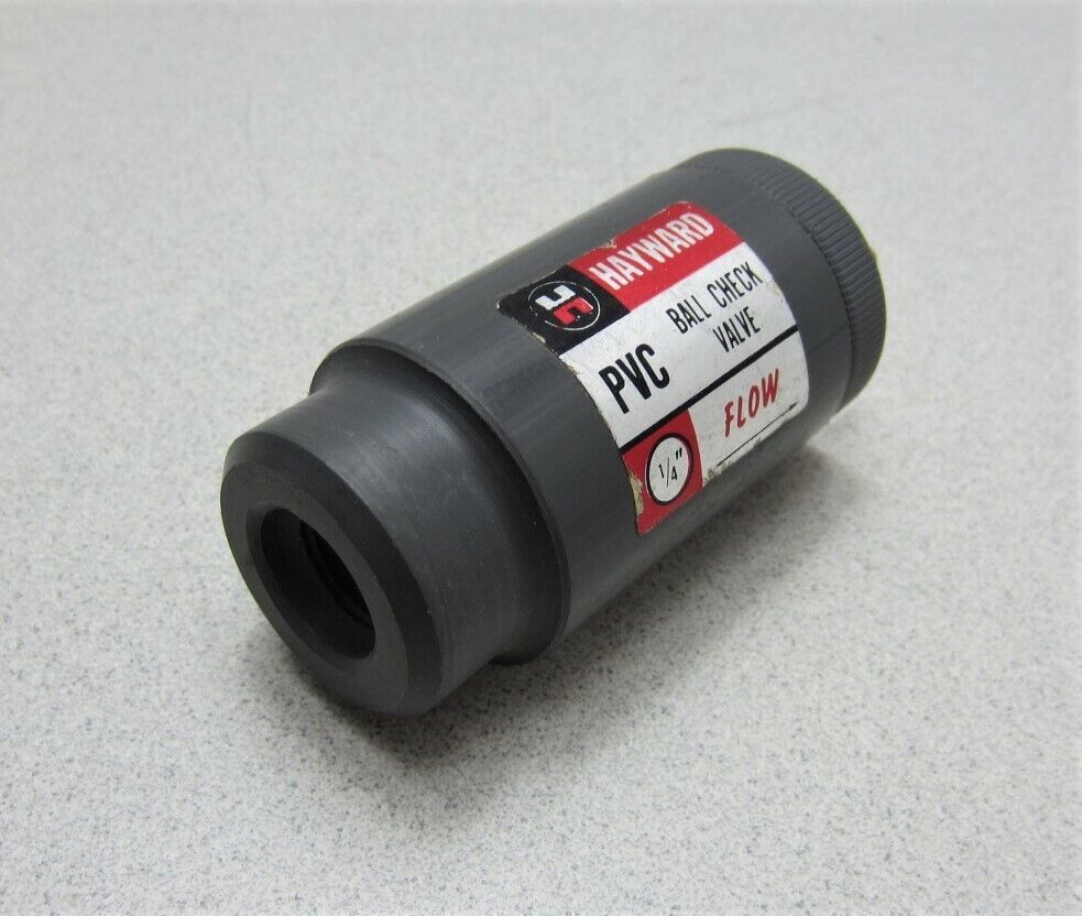Hayward 1/4&quot; PVC Ball Check Valve New - $17.44
