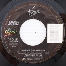 Culture Club – Karma Chameleon / That&#39;s The Way - 1983 45 rpm 7&quot; Record 34-04221 - £9.79 GBP