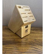J.A. HENCKELS Wood Wooden Kitchen Knife Block Storage 9 Slots - $35.15 CAD