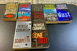 Lot of 7 Patricia Cornwell Paperback Books, All That Remains, Flesh and Blood... - £14.90 GBP