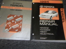1994 Toyota Tercel Service Shop Workshop Repair Manual Set Factory Oem - £47.40 GBP