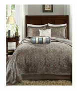 Madison Park Adeline Paisley 5-Piece King Bedspread Set T4103039 - £149.56 GBP