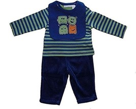 First Impressions Monster Pants Outfit with Bib, Baby Boy&#39;s 0-3 Months - $182.12 MXN
