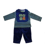 First Impressions Monster Pants Outfit with Bib, Baby Boy&#39;s 0-3 Months - $182.12 MXN