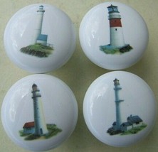 Cabinet Knobs W/ Lighthouse Light house #2 (4) - £17.67 GBP