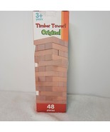 CoolToys Timber Tower Wood Block Stacking Game - Original Edition 48 Pieces - $18.19 CAD