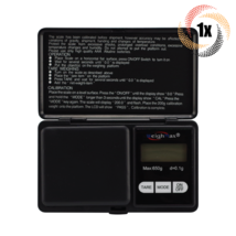1x Scale WeighMax W-SM650 Black Digital Pocket Scale | Protective Cover | 650G - £13.68 GBP