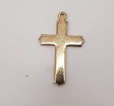 Religioso Gesù Crocifisso Croce Color Oro con Ciondolo - £28.38 GBP