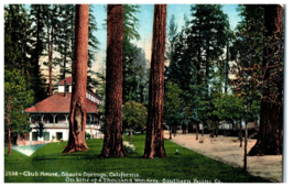 No. 1934 Club House Thousand Wonders Shasta Springs, CA Mitchell Postcard - £9.89 GBP