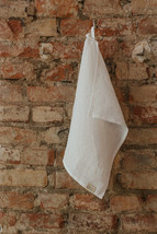White linen kitchen towel - $8.33