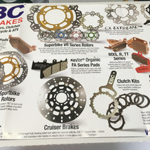 EBC brakes motorcycle ATV advertising poster Motorcycle shop man cave photo prop - $19.75