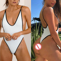 Women Sexy One Piece Swimsuit Thong Swimwear Monokini Bathing Suit fas - £7.82 GBP+