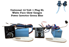 2 one Plug Sunfire Cavalier White Face Glow Gauges EL Power Inverter Gre... - $14.84