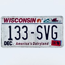 2014 United States Wisconsin Dairyland Passenger License Plate 133-SVG - £13.37 GBP