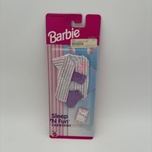 VTG Mattel Barbie Top Bottom Striped Sleep N Fun Fashions 68021-93 - £7.88 GBP