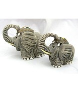 vtg Artesania Rinconada Elephant Pair Figurine Set Small Medium Retired ... - £29.31 GBP