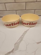 2 Vintage Garfield the Cat Deka 20oz Plastic Bowl (1978, Made In USA, Ji... - $23.00