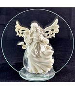 VintageAngel Glass Tea-Lite Holder Mirrored Base 5.5” Tall &amp; Long - $10.39 CAD