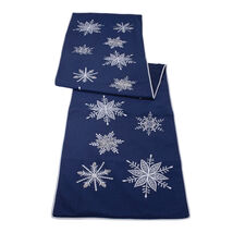 Embroidered Snowflake Table Runner 72&quot;L - 851471 - $113.94 CAD