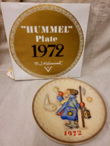 Vintage Hummel Goebel 1st Annual Plate with Bas-Relief 1972 Teller Boxed NOS - £11.10 GBP