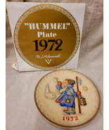 Vintage Hummel Goebel 1st Annual Plate with Bas-Relief 1972 Teller Boxed... - £10.99 GBP