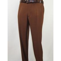 Men Silversilk 2pc Walking Leisure Matching Suit Italian Woven Knits 71003 Brown image 9