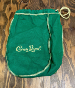 Green crown royal draw string cloth bag - €17,15 EUR