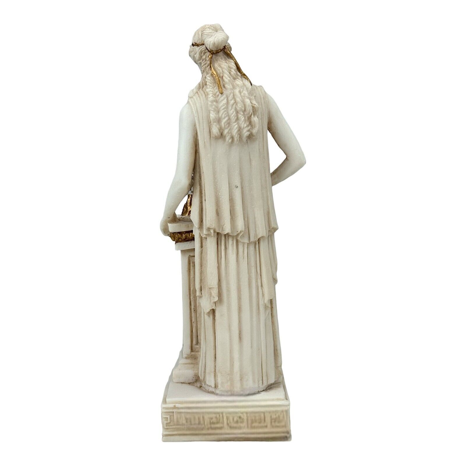 Hestia Vesta Statue Goddess of Home & Family Grey Patina Statue Sculpture Item image 5
