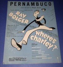 Al Hirschfeld ARTWORK/RAY Bolger Sheet Music 1948 - $39.99