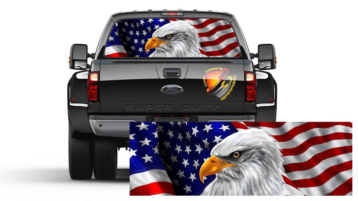 Aazon.co: Rear Window Decals for Trucks,Pickup Aerican Flag Window Aazon.co: Rear Window Decals for Trucks,Pickup Aerican Flag Window