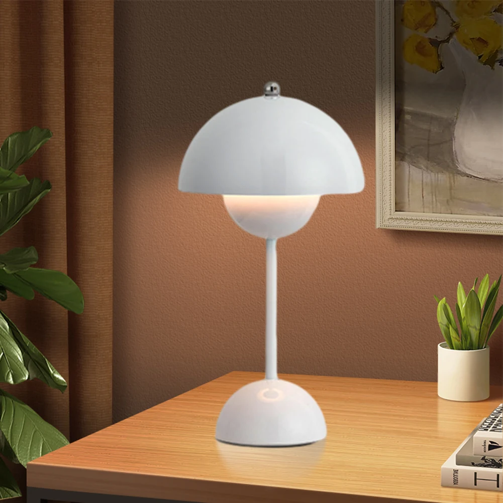 Able lamp portable usb charging flower bud night light touch dimmable desk lamp bedroom thumb200