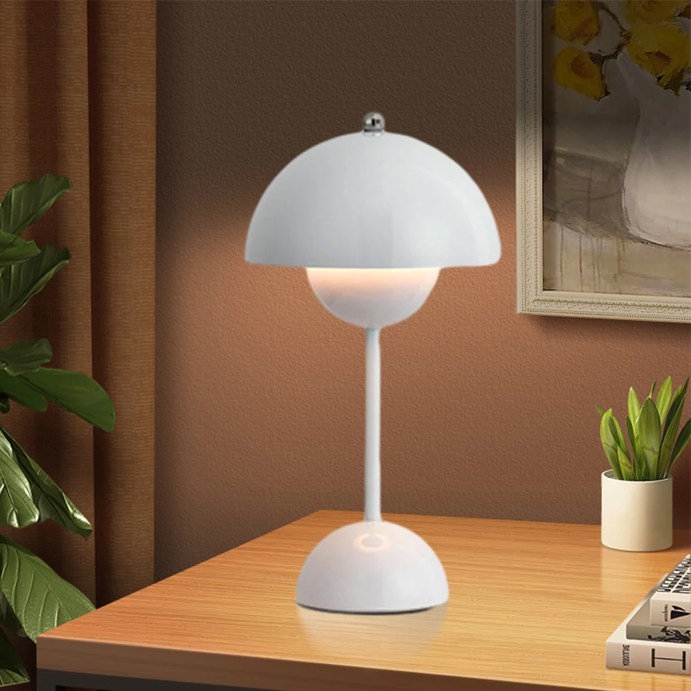 Mushroom LED Table Lamp Portable USB Charging Flower Bud Night Light Touch - $21.98+