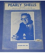 BILLY VAUGHN VINTAGE SHEET MUSIC 1964/PEARLY SHELLS - $31.54 CAD