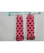 Baby Footless Knee High Leg Warmers - One Size - Pink/Black - £4.55 GBP