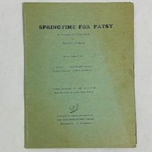 Vintage 1940&#39;s East Stroudsburg Pa Junior High School Play Performance P... - $12.32