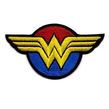 WONDER WOMAN IRON ON PATCH 4" Female Comic Book Superhero Embroidered Ap... - $4.95