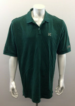 Slazenger Men&#39;s Extra Large 100% Cotton Short Sleeve Green Golf Shirt - £8.55 GBP