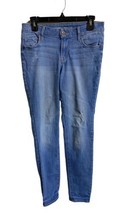 Old Navy Rockstar  Distressed Jeans Womens Size 6 Jeans MidRise Med Wash Denim - £6.78 GBP