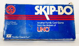 Vintage SKIP-BO Card Game 1982 w/ Instructions #600 - $233.90 MXN