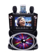 Karaoke USA GF846 Bluetooth Karaoke Machine with Synchronized LEDs - £216.75 GBP