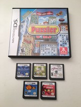 6 DS Game Lot: Brain Age, Ben 10, Phineas &amp; Ferb, Ninjago, Secret World, Puzzler - £12.64 GBP