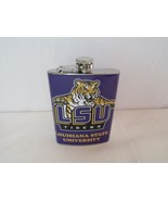 LSU Louisiana State University Tigers Stainless Steel 8oz. Hip Flask FB18LS - $13.65 CAD