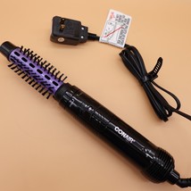 Conair Hot Air Curling Brush 1.5&quot; Style Dry CD160PP3 Purple Dual Voltage - £11.82 GBP