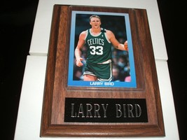 OLD VTG Larry Bird plaque of Boston Celtics - £15.73 GBP