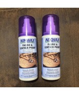 2 Pack Nikwax Fabric &amp; Leather Water Proofing Spray - 4.2oz/125ml -NEW - $19.79