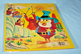 Tee Pee Toys Frame-Tray Puzzle-No. 1212-Birds as Sheriff, Braves w/Arrows - $10.00