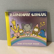 Vintage Sanrio 1984 Rainbow Circus Metallic Foil Mini Sticker Book - £93.81 GBP