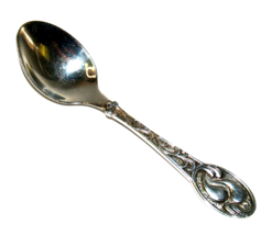 Sterling Silver Tea Spoon 76 - Two Drop Design on Handle - 23.5 grams - $33.83